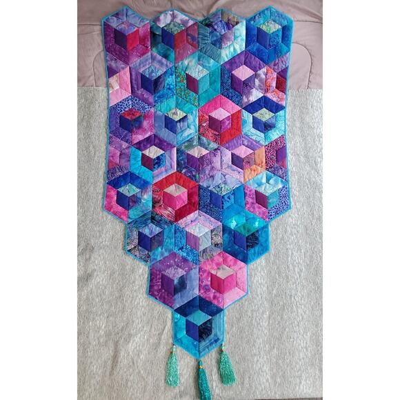 Handmade Other - Beautiful Quilted Art Wall Hanging signed by Artist - Inner Peace
